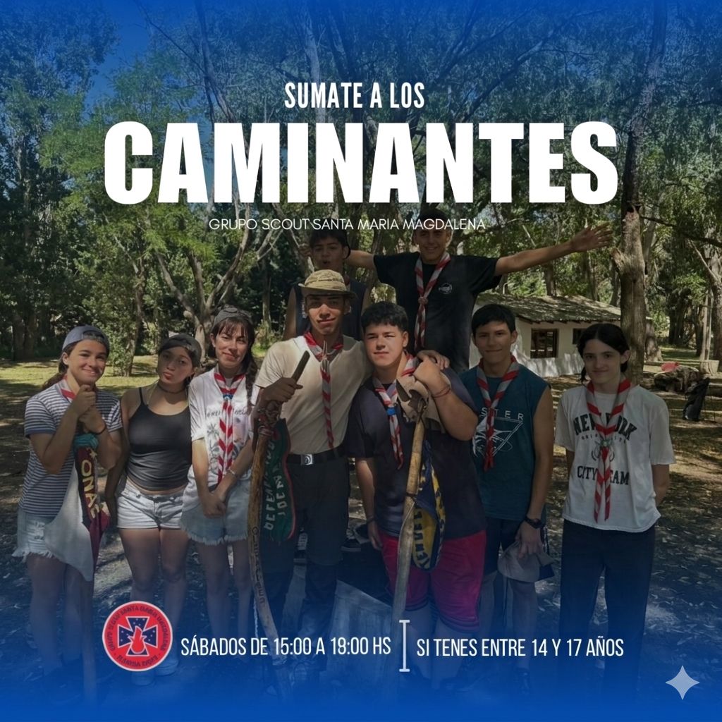 Sumate a los Caminantes InthiHuasi · 14 a 18 años