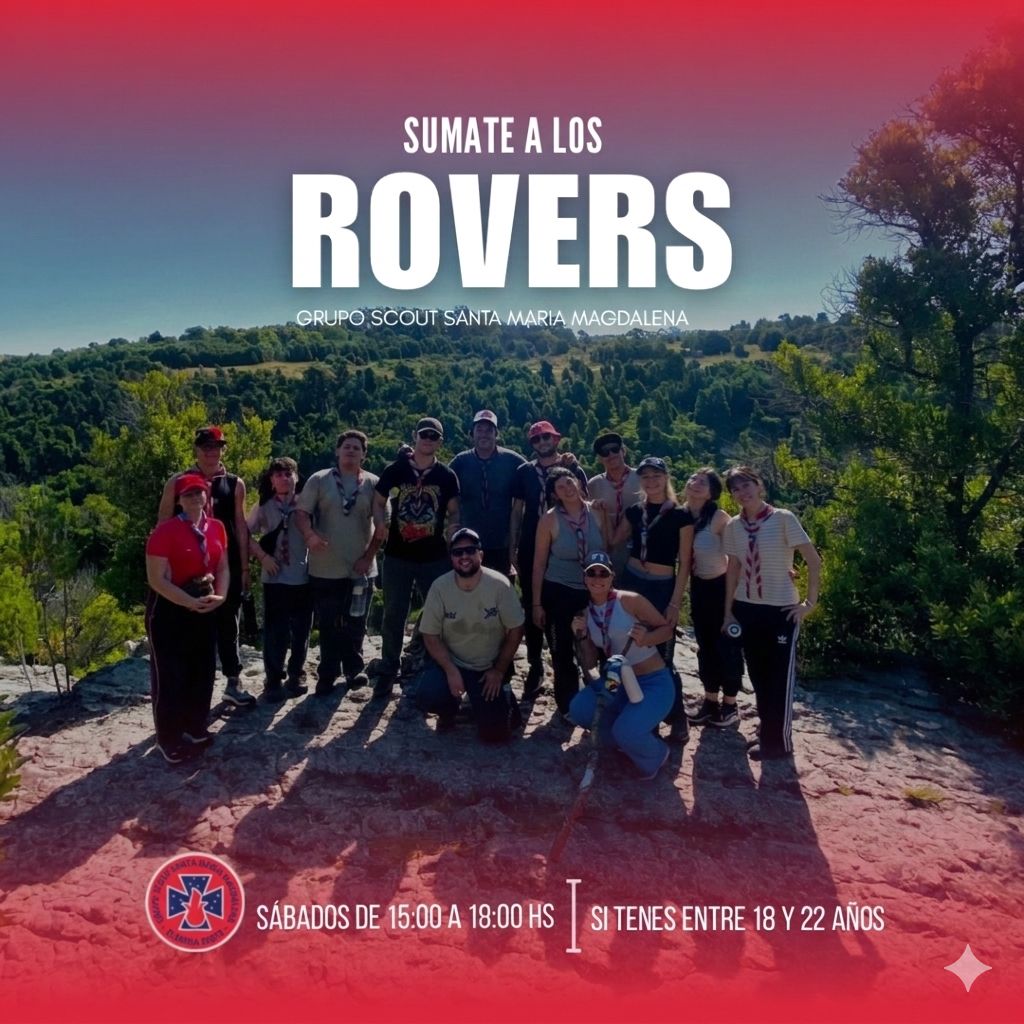 Sumate a los Rovers Huenchuquen · 18 a 22 años